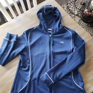 Under Armour zip hoodie blue